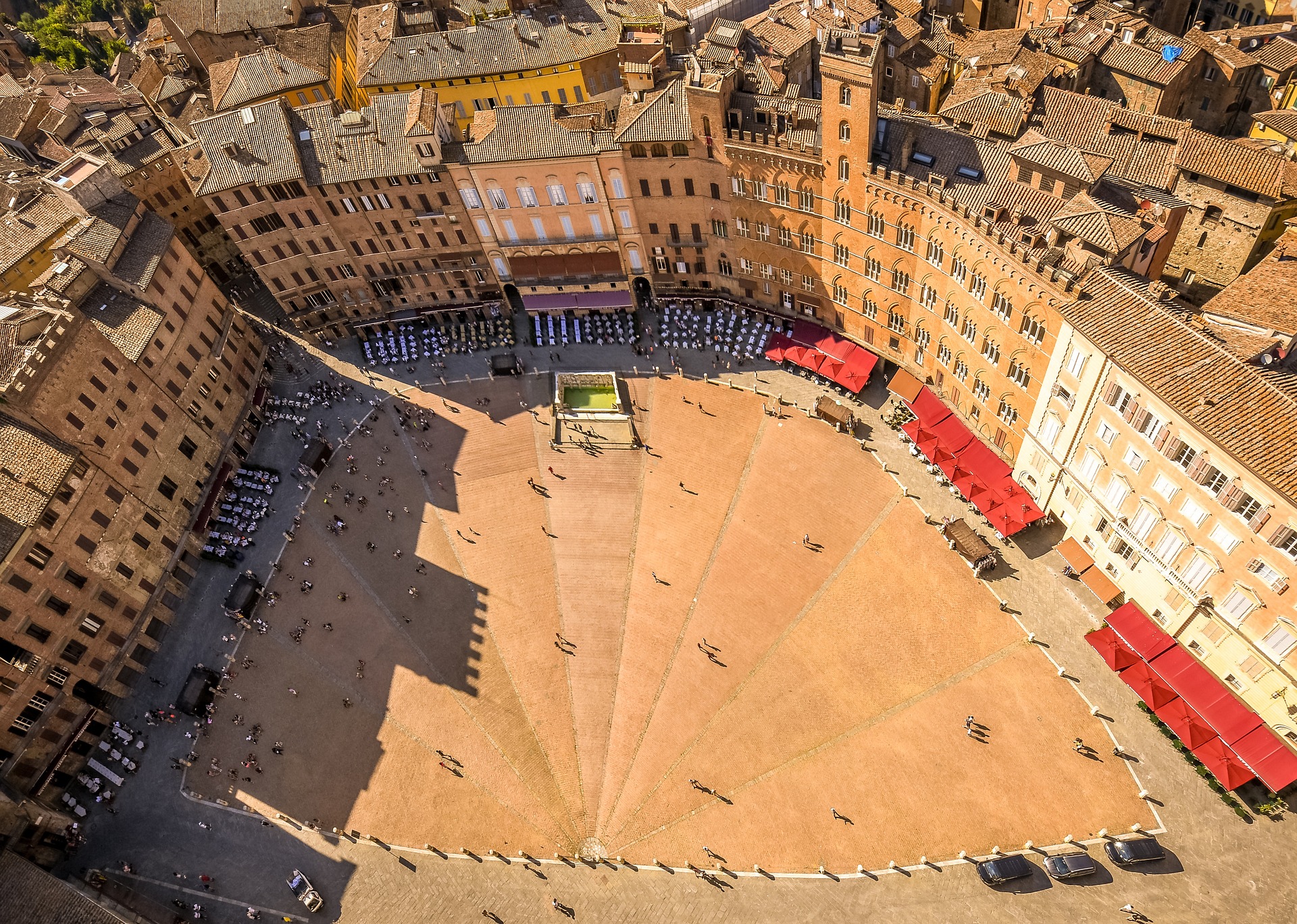 Siena, Piazza del campo square
